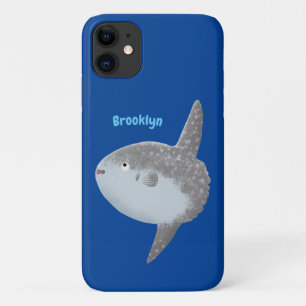 Ocean sunfish mola mola cute cartoon iPhone 11 case