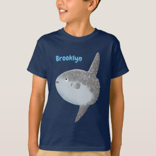 Ocean sunfish mola mola cute cartoon T-Shirt