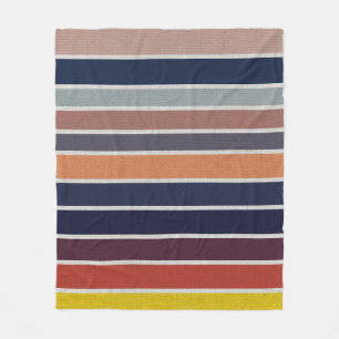 Ocean Sunrise Colours Canvas Fleece Blanket