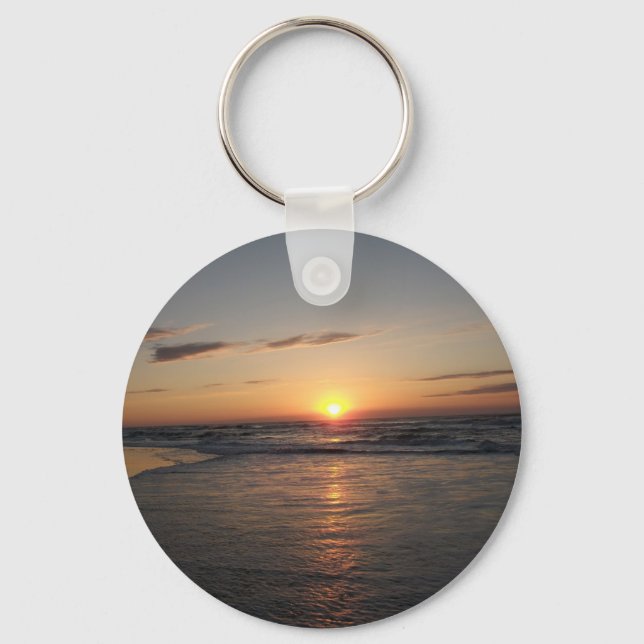 Ocean sunrise key ring (Front)