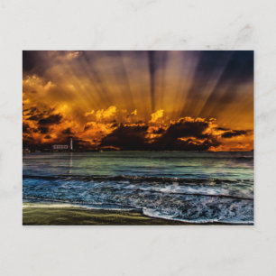 Ocean Sunrise Postcard
