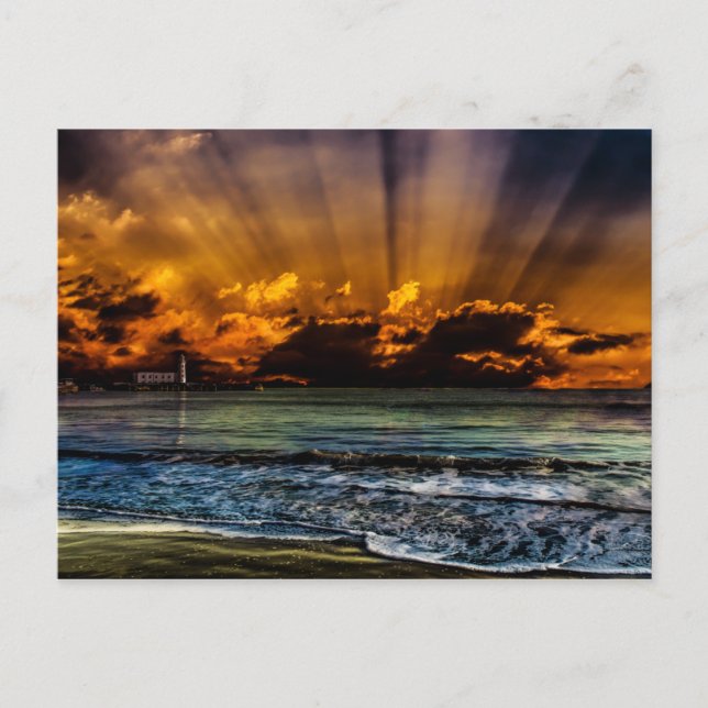 Ocean Sunrise Postcard (Front)