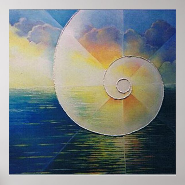 Ocean Sunrise Poster (Front)