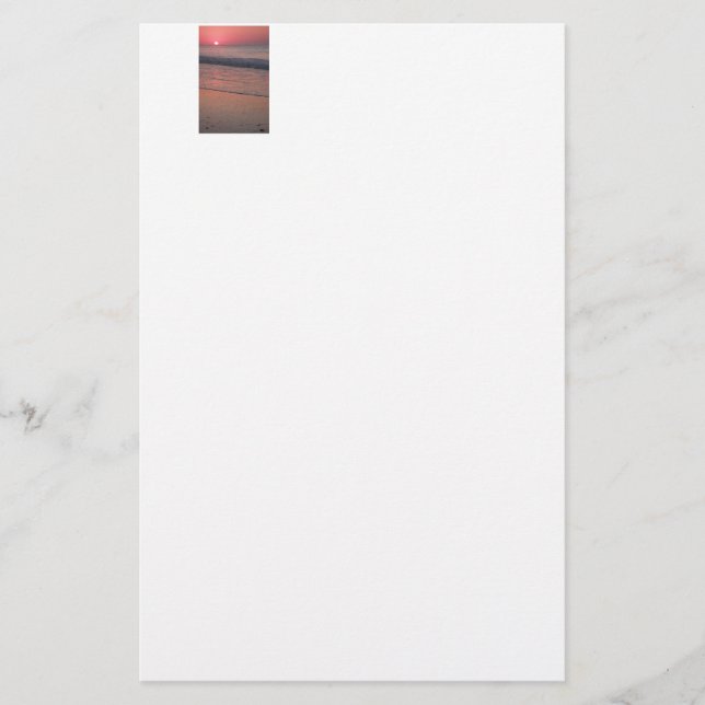 Ocean Sunrise Stationery (Front)