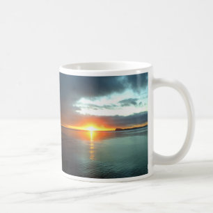 Ocean Sunrise Tairua New Zealand May 2010 Coffee Mug