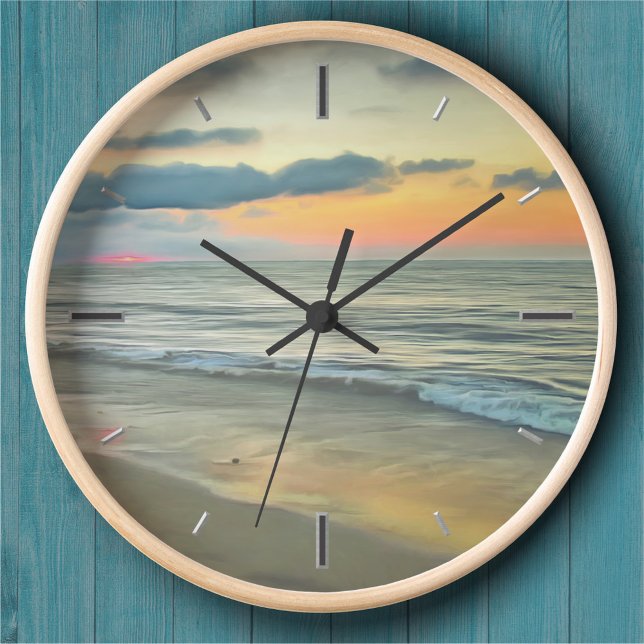 Ocean Sunset 0735 Clock (Creator Uploaded)