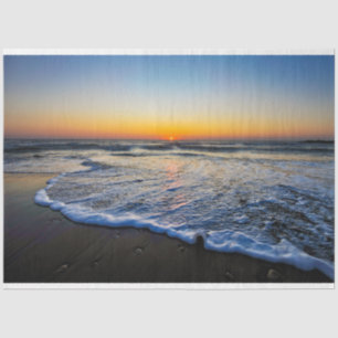 Ocean Sunset 4 20x30  Decoupage Tissue Paper