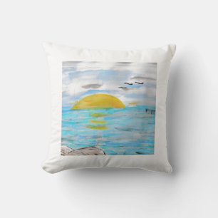 Ocean Sunset  Cushion
