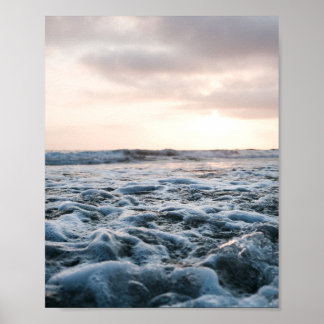 Ocean sunset in Southern California poster print