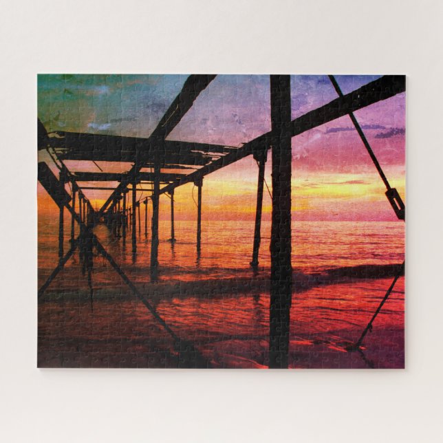 Ocean Sunset Jigsaw Puzzle (Horizontal)