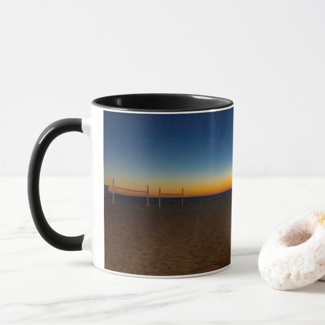 Ocean Sunset Mug (With Donut)
