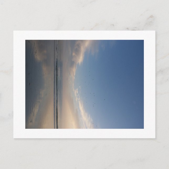 ocean sunset postcard (Front)