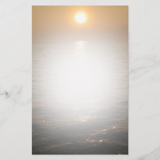 Ocean Sunset Stationery (Front)
