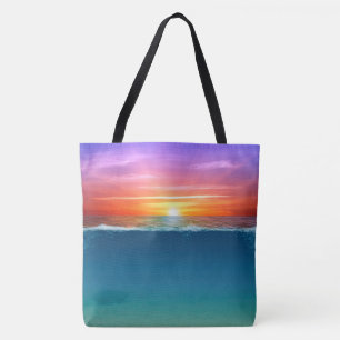 Ocean Sunset Tote Bag