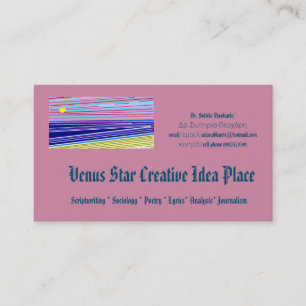 Ocean Sunsets Business Card