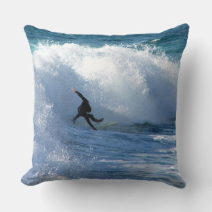 Ocean Surf Action Beach Lake Water Pillow