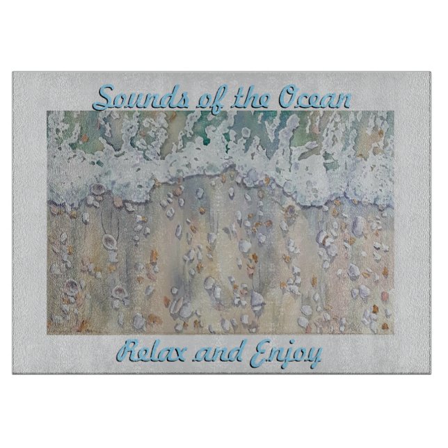 Ocean Surf Cutting Board (Front)