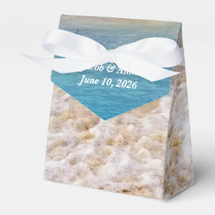ocean surf on beach favour box