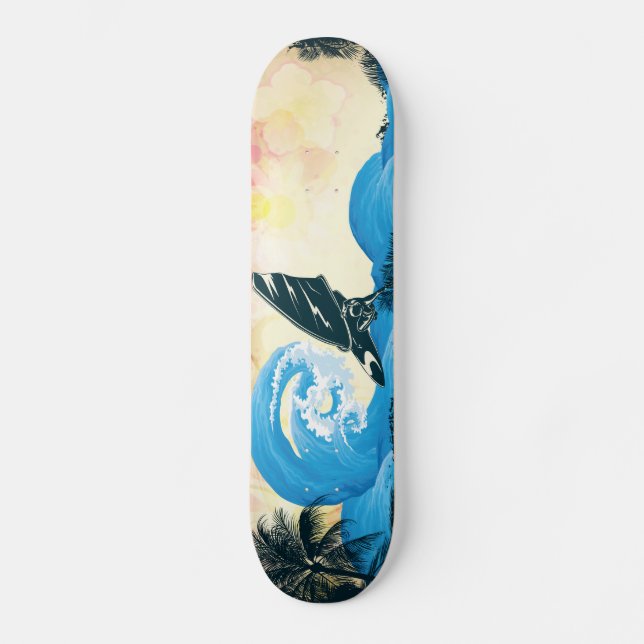Ocean Surf Skateboard Deck (Front)