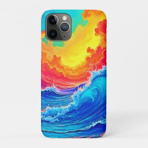 Ocean Surge: Radiant Sunset Wave iPhone 11 Pro Case