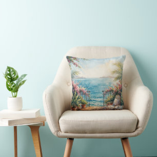 Ocean Terrace with a Peaceful View Cushion