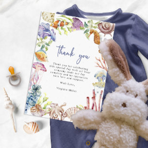 Ocean Thank You Card