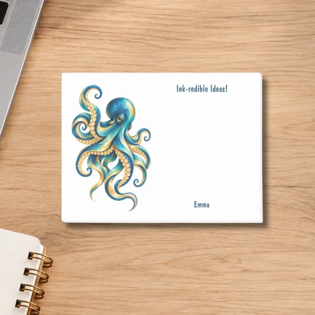 Ocean Theme | Octopus | Ink-redible Ideas | Post-it Notes (Creator Uploaded)