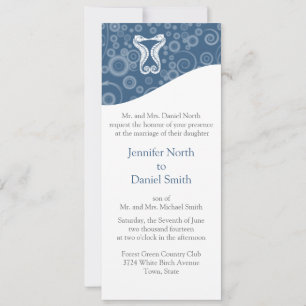 Ocean Theme Wedding Inviations Template