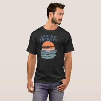 Ocean Therapy Shirt | Sunset Waves Beach Lover Gif