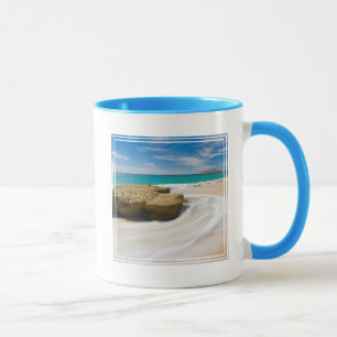Ocean Tide Swirls On The Beach Mug