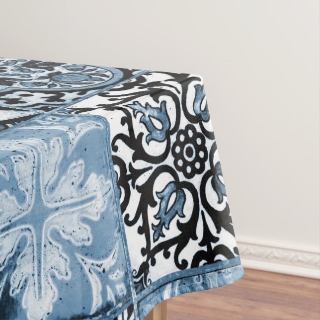 Ocean Tile Tablecloth (In Situ)