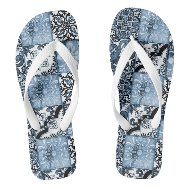 Ocean Tile Thongs (Footbed)