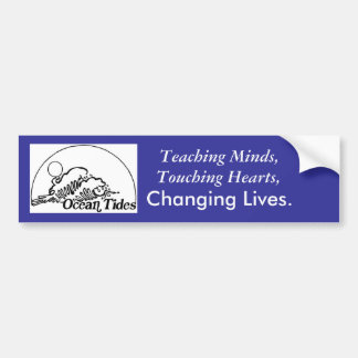 OCEAN, Touching Hearts,, Changing Lives., Teach... Bumper Sticker