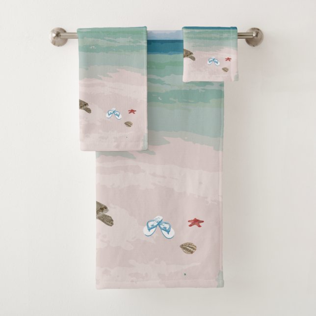 "Ocean" towel set (Insitu)