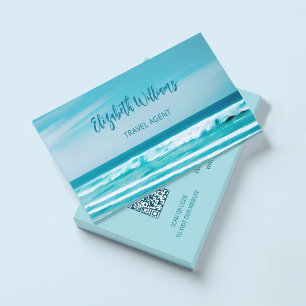 Ocean Travel Ageng    QR Code Business Card