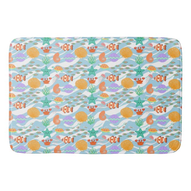 Ocean Treasures Bath Mat  (Front)