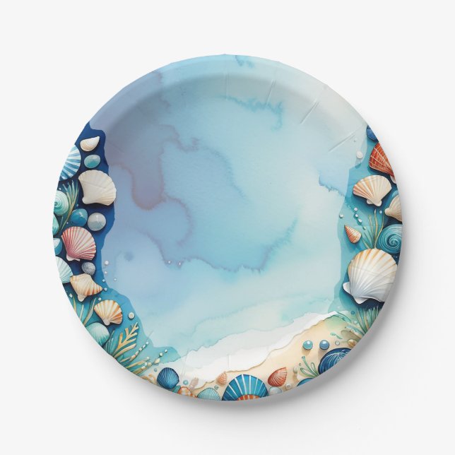 Ocean Treasures Paper Plate (Front)