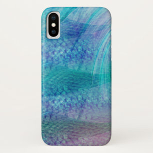 Ocean Turquoise GIrly Mermaid tail iPhone X Case