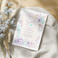 Ocean Under the Sea Mermaid Sweet 16 Birthday