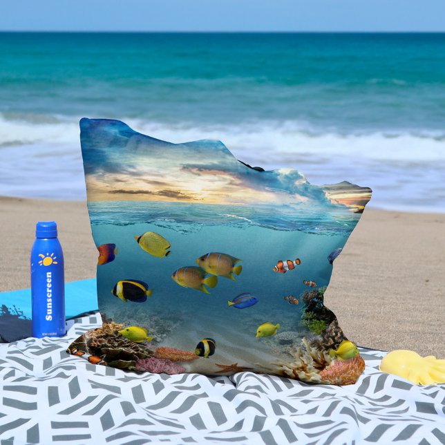 Ocean Underwater Coral Reef Tropical Fish Tote Bag (Creator Uploaded)