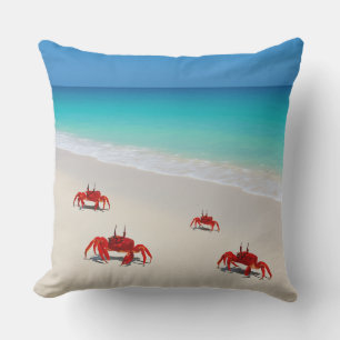 Ocean Vibes & Crabby Pride - Outdoor Throw Pillow