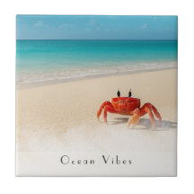Ocean Vibes – Customisable Beach Coaster
