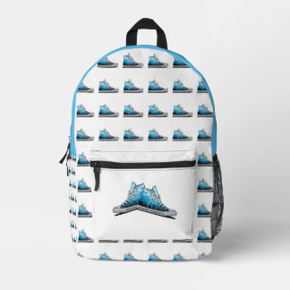 Ocean Vibes Printed Backpack