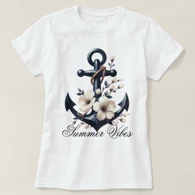 Ocean Vibes T-Shirt (Design Front)