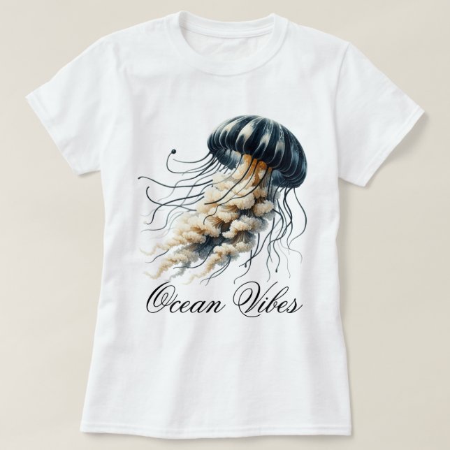 Ocean Vibes T-Shirt (Design Front)