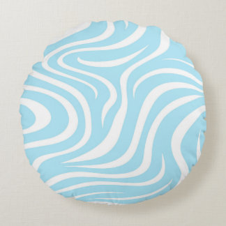 Ocean Vibes Throw Round Cushion