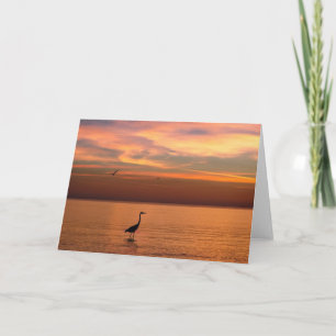 Ocean View at Sunset Card