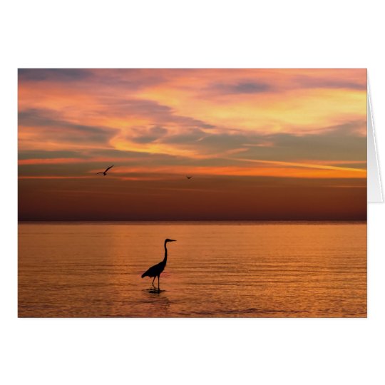 Ocean View at Sunset Card