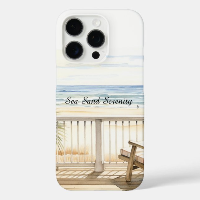 Ocean View Beach Serenity Case-Mate iPhone Case (Back)