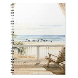 Ocean View Beach Serenity Notebook